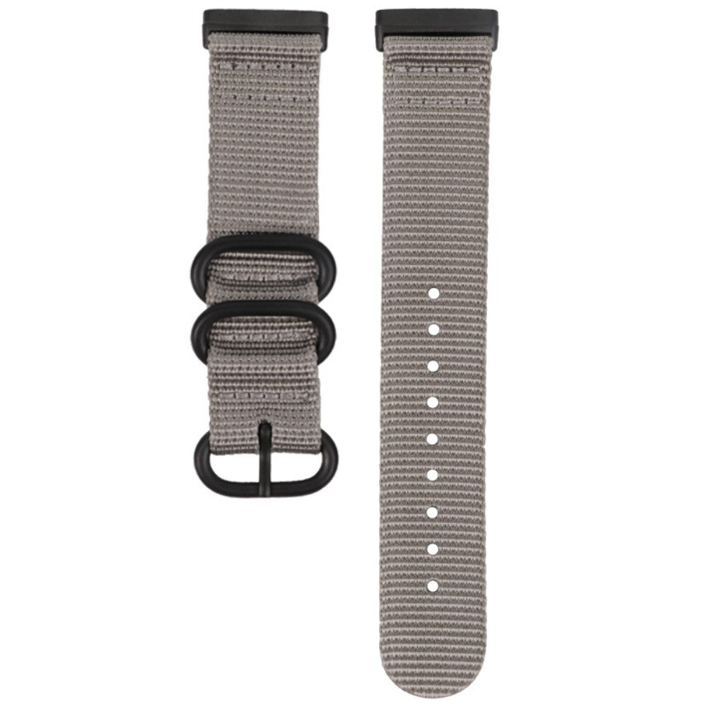 Smuk Universal Fitbit Stof Urrem - Sølv#serie_6