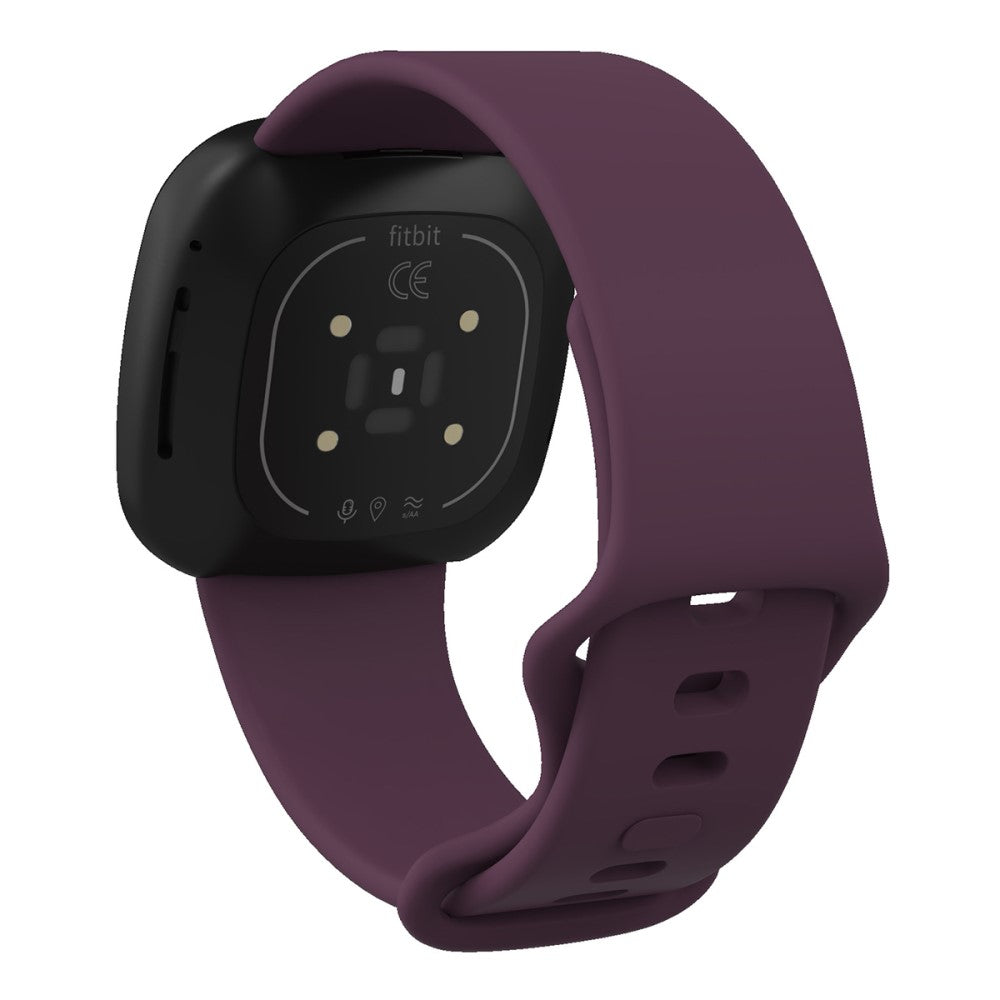 Mega hårdfør Universal Fitbit Silikone Rem - Størrelse: L - Lilla#serie_13