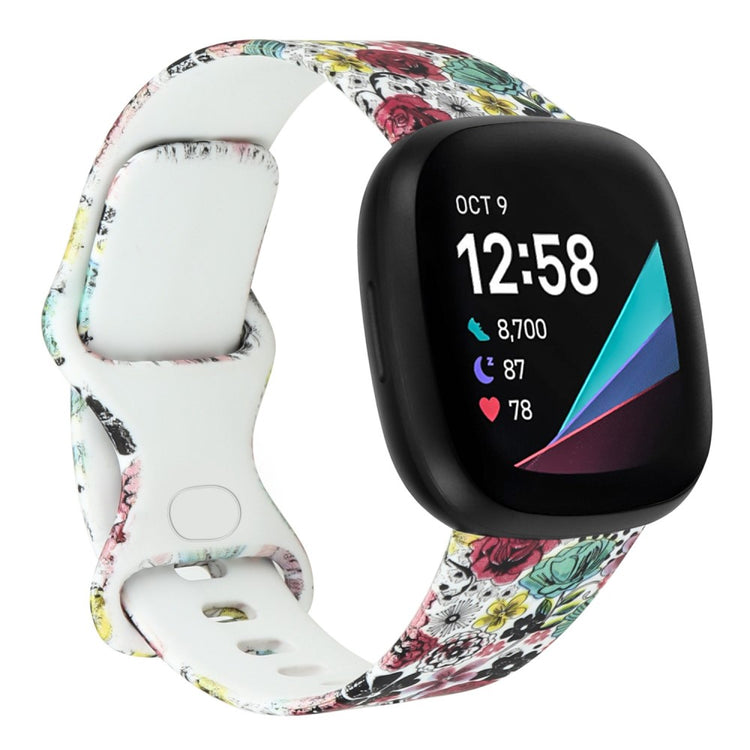 Nydelig Universal Fitbit Silikone Rem - Flerfarvet#serie_11