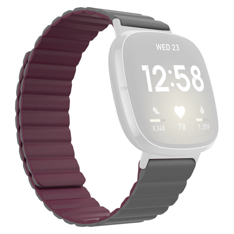 Yndigt Fitbit Sense 2 / Fitbit Versa 4 Silikone Rem - Rød#serie_9