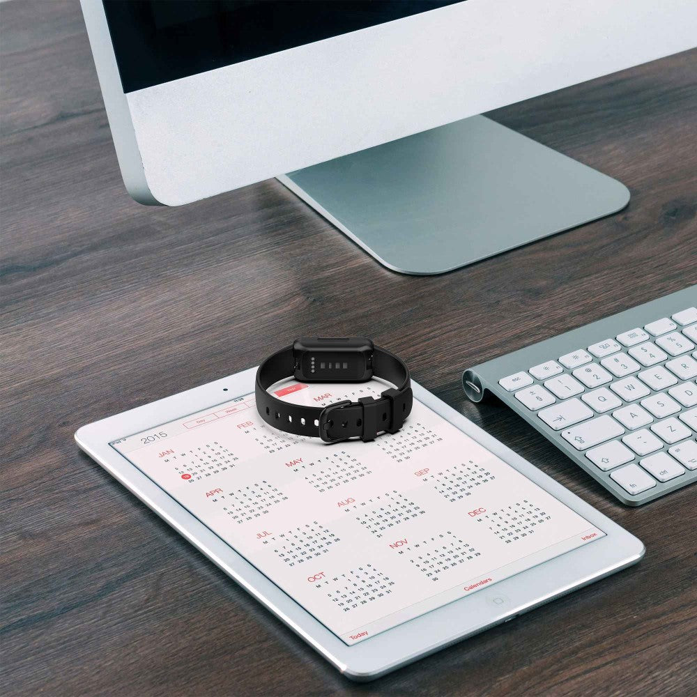 Alle tiders Fitbit Inspire 3 Silikone Rem - Sort#serie_2