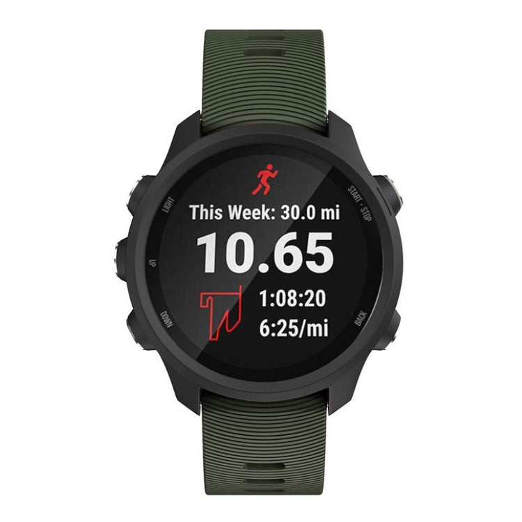 Mega smuk Universal Garmin Silikone Rem - Grøn#serie_12