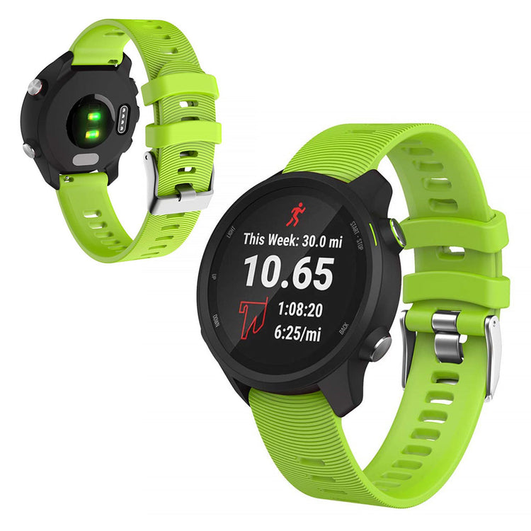 Mega smuk Universal Garmin Silikone Rem - Grøn#serie_8