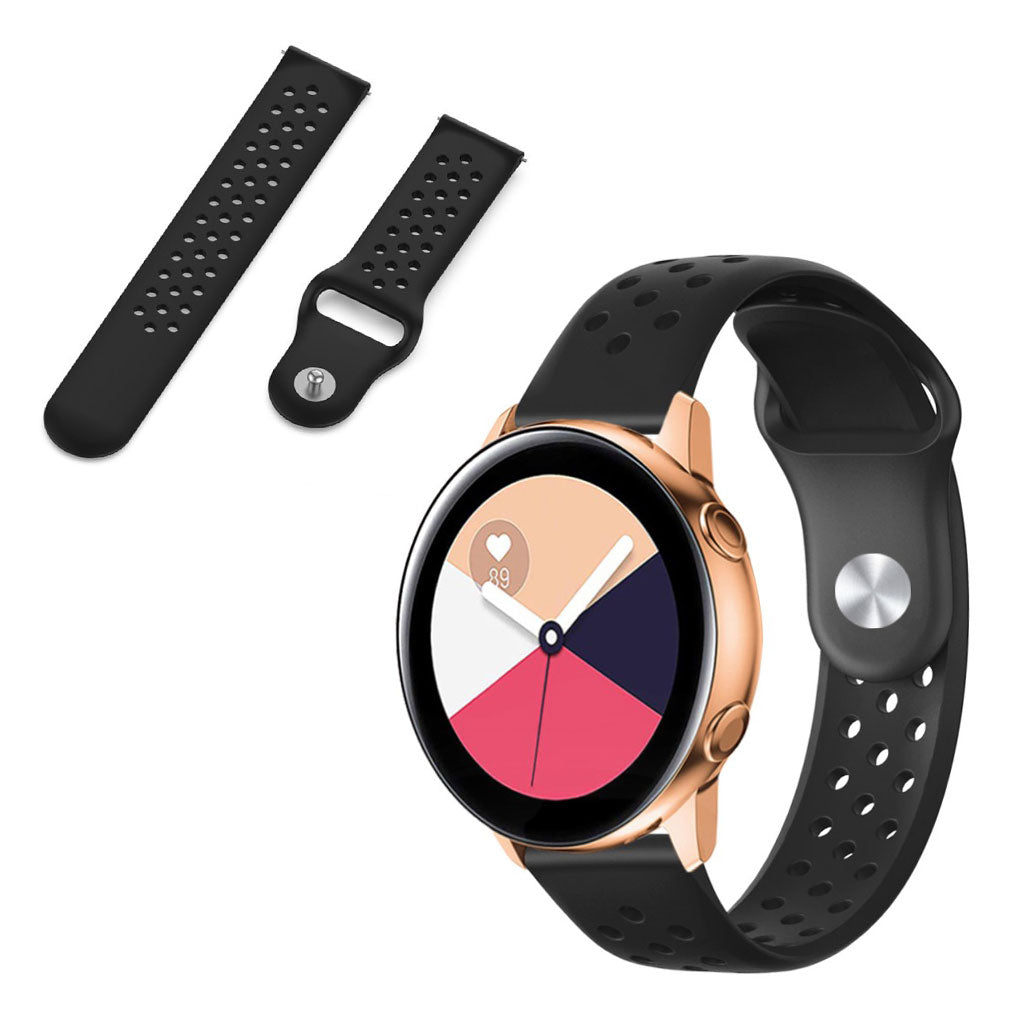 Super fed Universal Garmin Silikone Rem - Sort#serie_1