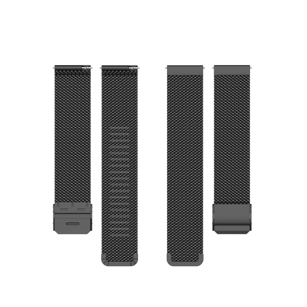 Yndigt Garmin Vivomove 3S / Garmin Vivoactive 4S Metal Rem - Sort#serie_1