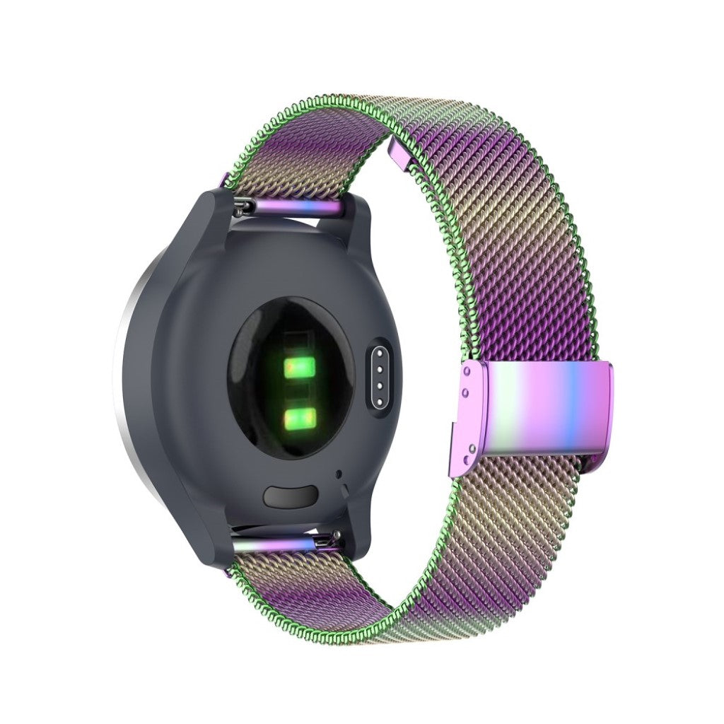 Yndigt Garmin Vivomove 3S / Garmin Vivoactive 4S Metal Rem - Flerfarvet#serie_3