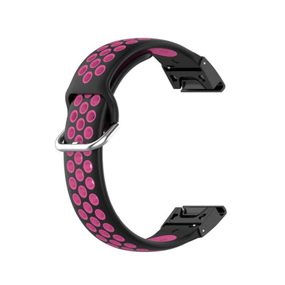 Rigtigt skøn Universal Garmin Silikone Rem - Sort#serie_6