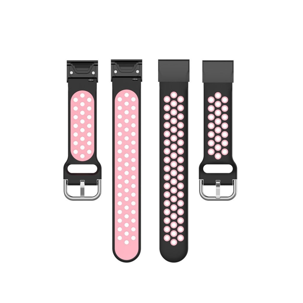 Rigtigt skøn Universal Garmin Silikone Rem - Sort#serie_8