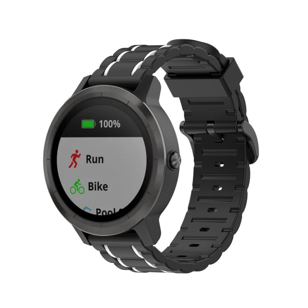 Rigtigt cool Universal Garmin Silikone Rem - Sort#serie_5