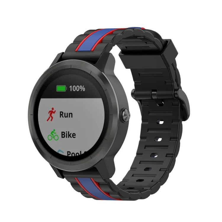 Vildt cool Universal Garmin Silikone Rem - Sort#serie_1