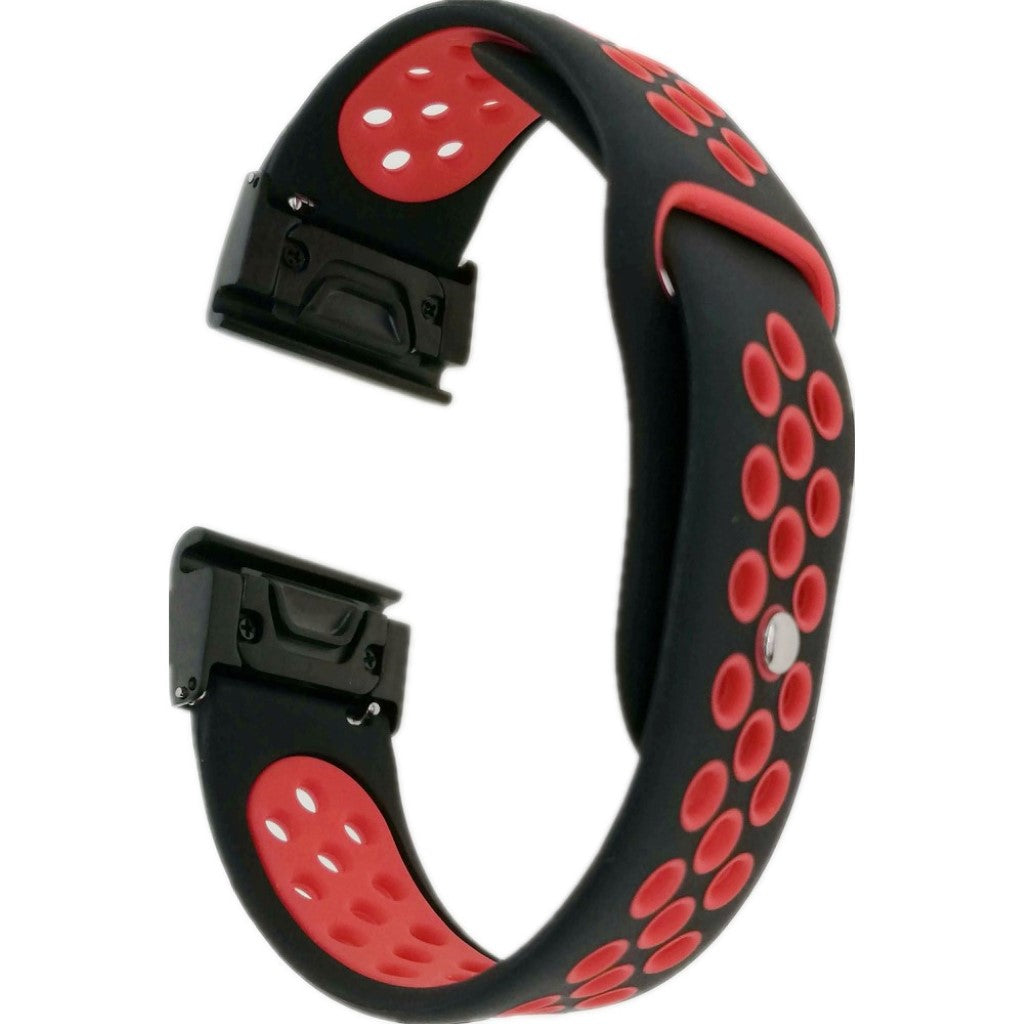 Udsøgt Garmin Fenix 5X / Garmin Tactix Charlie Silikone Rem - Flerfarvet#serie_3