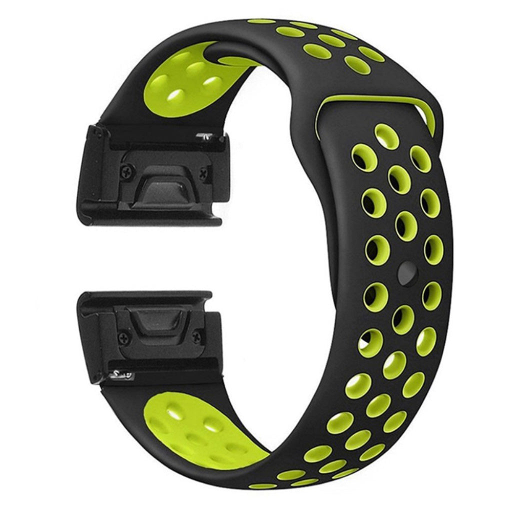 Udsøgt Garmin Fenix 5X / Garmin Tactix Charlie Silikone Rem - Grøn#serie_4