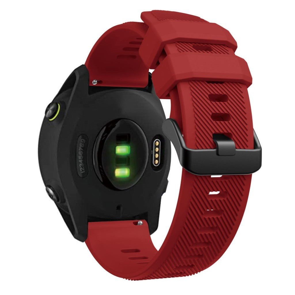 Meget fantastisk Garmin Forerunner 745 Silikone Rem - Rød#serie_1