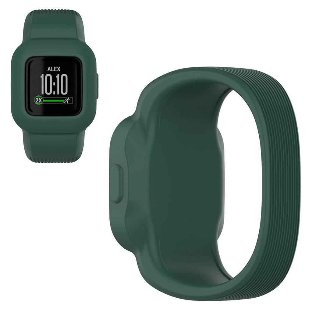 Fantastisk Garmin Vivofit Jr 3 Silikone Rem - Størrelse: L - Grøn#serie_7