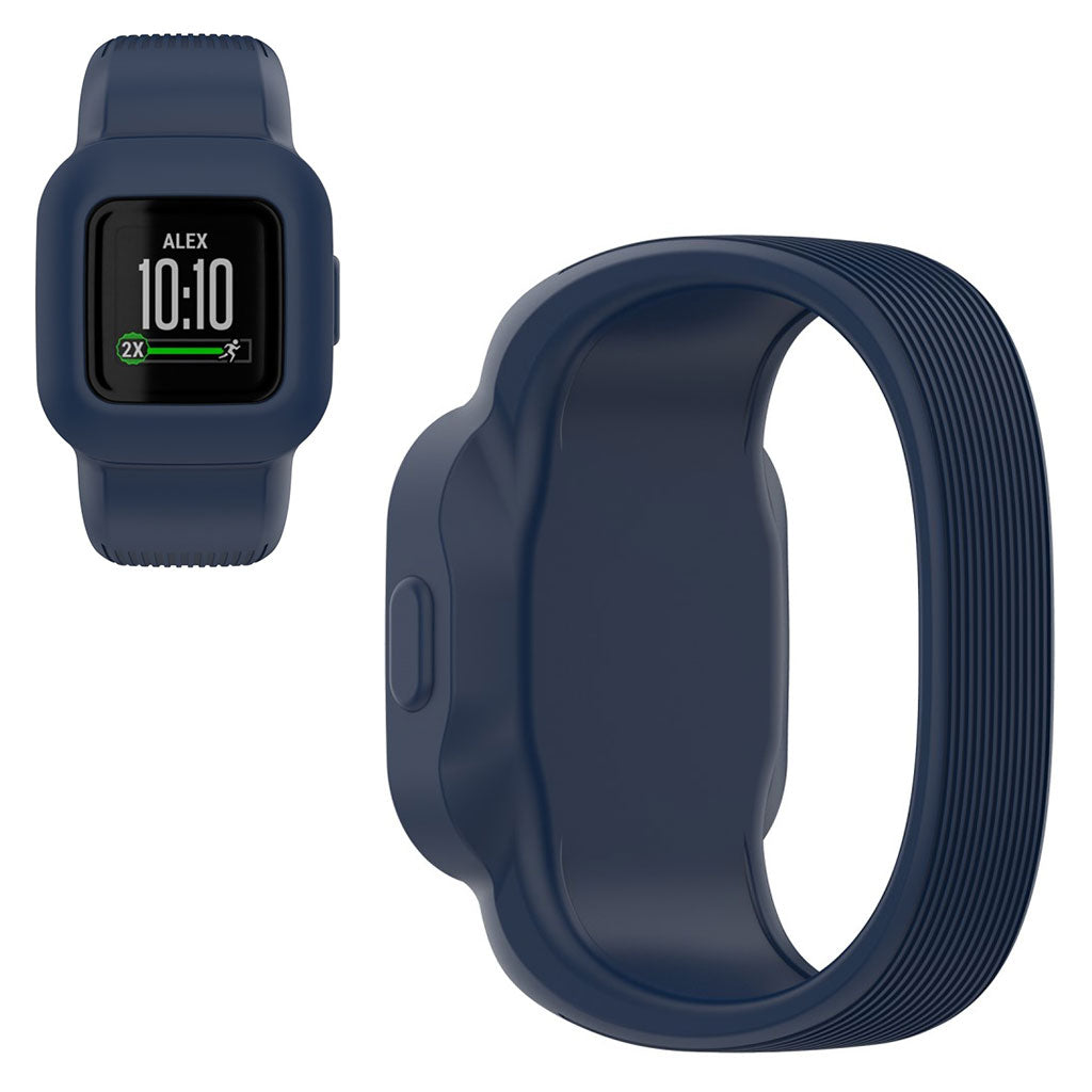 Fantastisk Garmin Vivofit Jr 3 Silikone Rem - Størrelse: L - Blå#serie_9