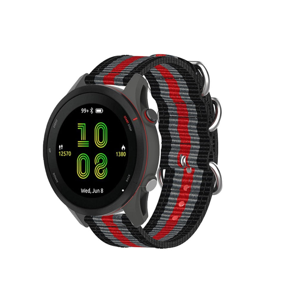 Rigtigt smuk Garmin Forerunner 255S Stof Urrem - Flerfarvet#serie_4