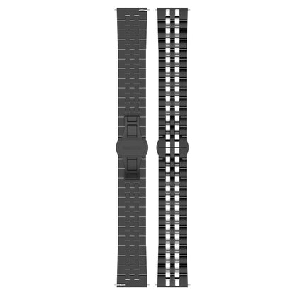 Meget Slidstærk Metal Universal Rem passer til Garmin Smartwatch - Sort#serie_2
