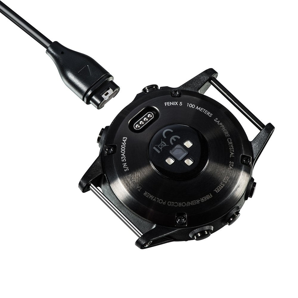 1m Universal Garmin    USB Opladningskabel - Sort#serie_5