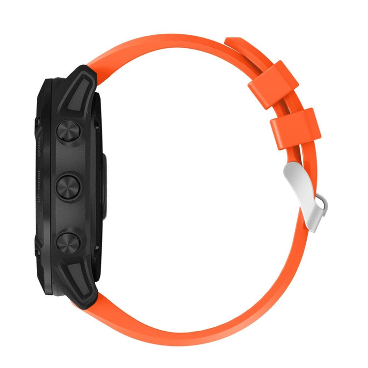 Sejt Garmin Fenix 6X Silikone Rem - Orange#serie_5