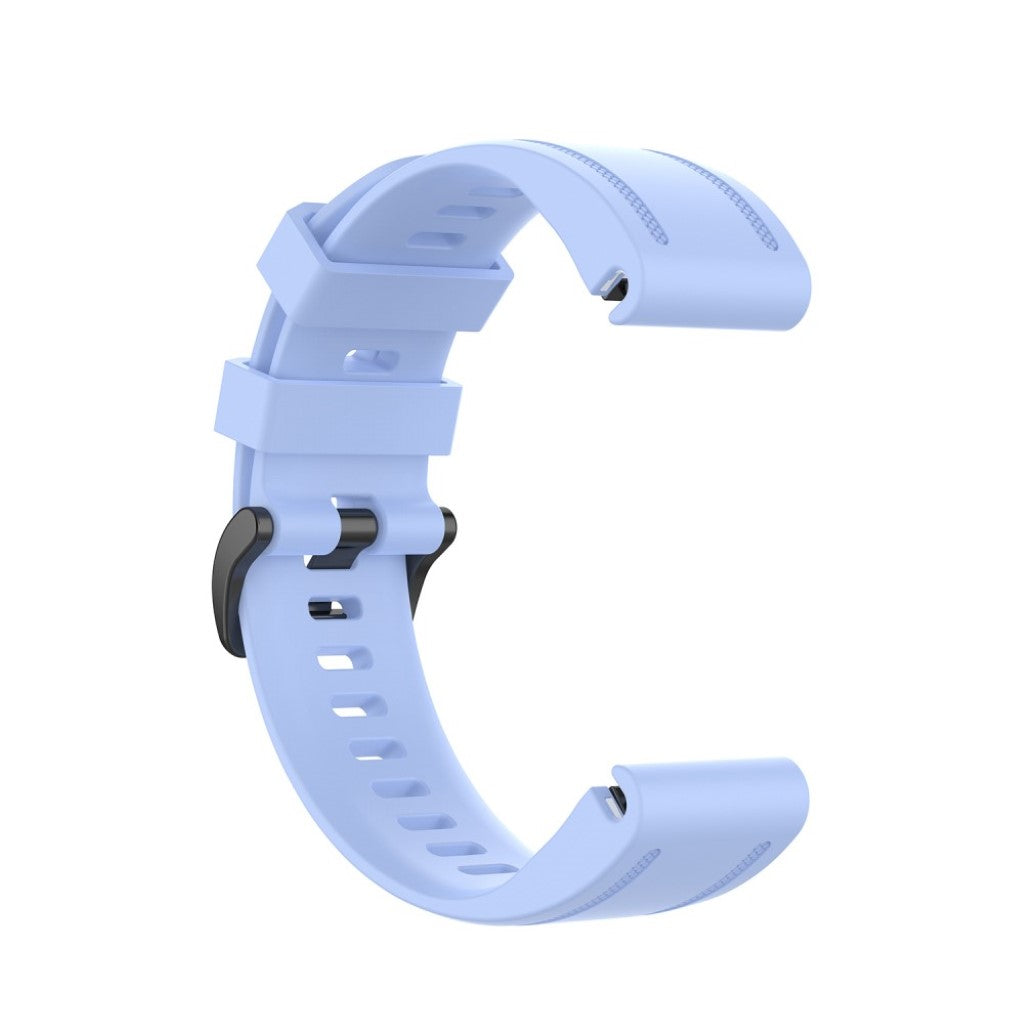 Rigtigt sejt Garmin Fenix 6S Silikone Rem - Blå#serie_7