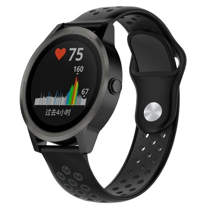Vildt fantastisk Garmin Venu Silikone Rem - Sort#serie_2