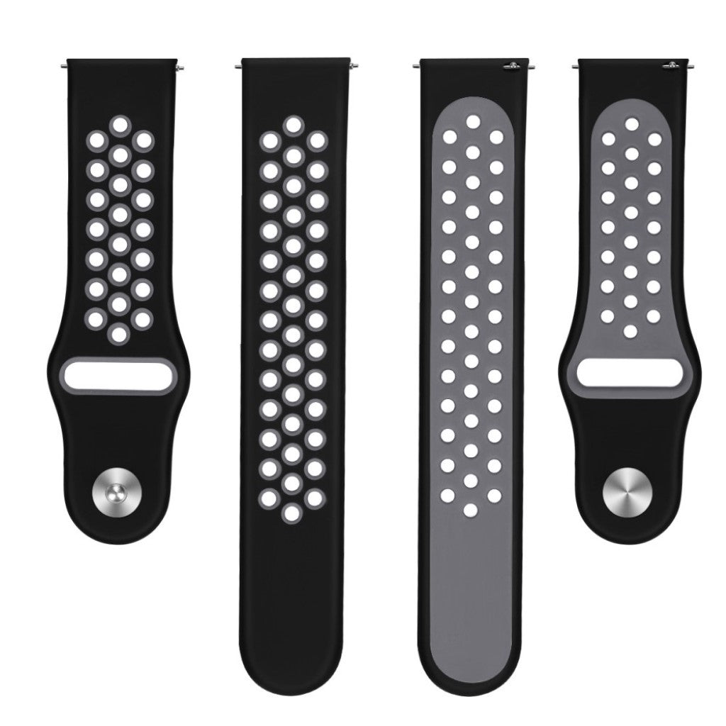 Fremragende Garmin Venu Silikone Rem - Sort#serie_3