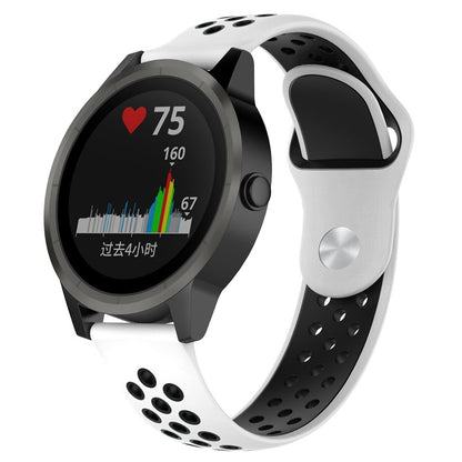 Vildt fantastisk Garmin Venu Silikone Rem - Hvid#serie_4