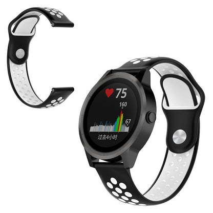 Vildt fantastisk Garmin Venu Silikone Rem - Sort#serie_5