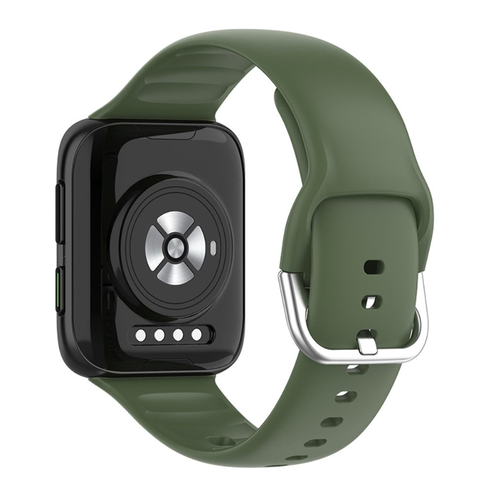 Super nydelig Oppo Watch 2 (46mm) Silikone Rem - Grøn#serie_2