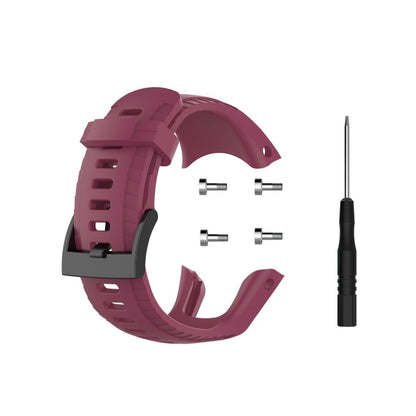 Vildt cool Suunto 5 Silikone Rem - Rød#serie_3