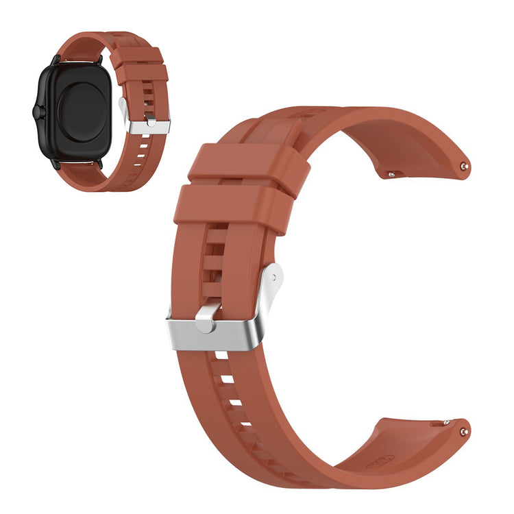 Vildt nydelig Universal Amazfit Silikone Rem - Orange#serie_14