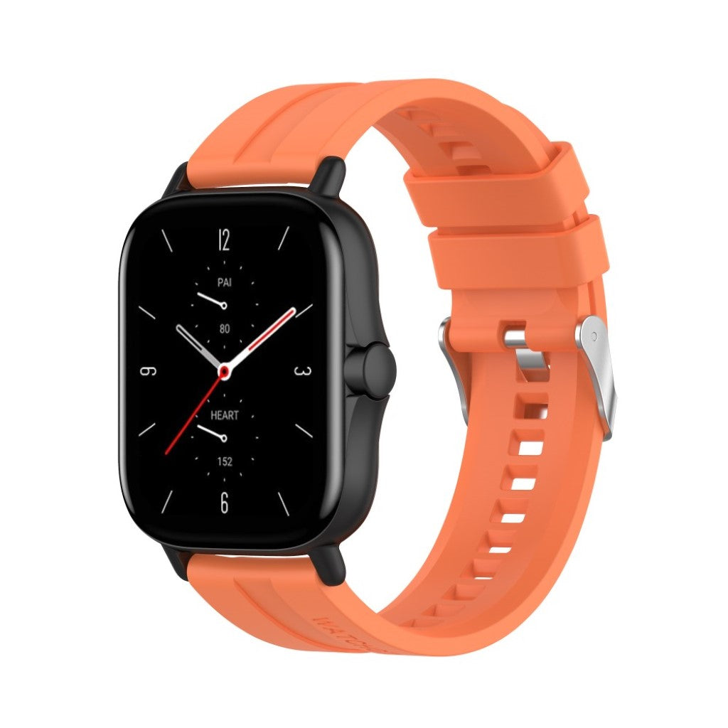 Vildt nydelig Universal Amazfit Silikone Rem - Orange#serie_7