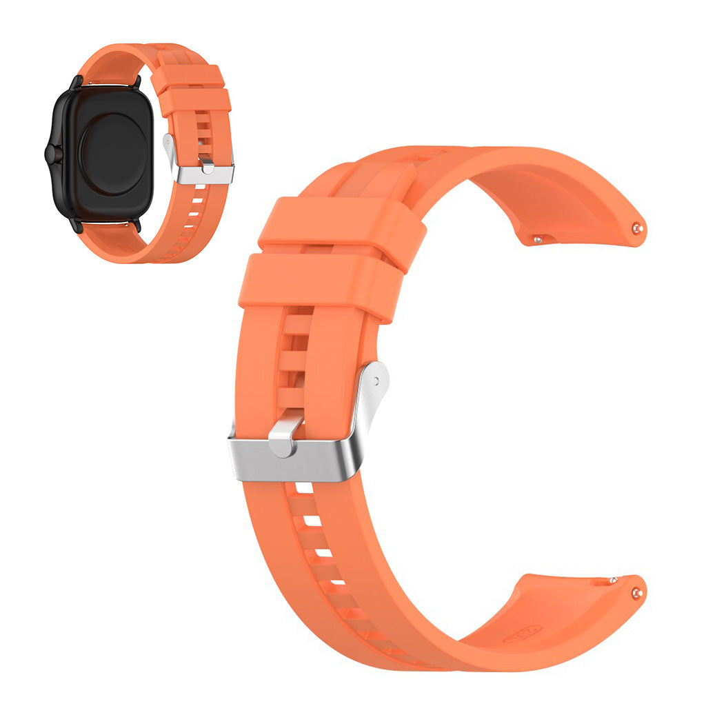 Vildt nydelig Universal Amazfit Silikone Rem - Orange#serie_7