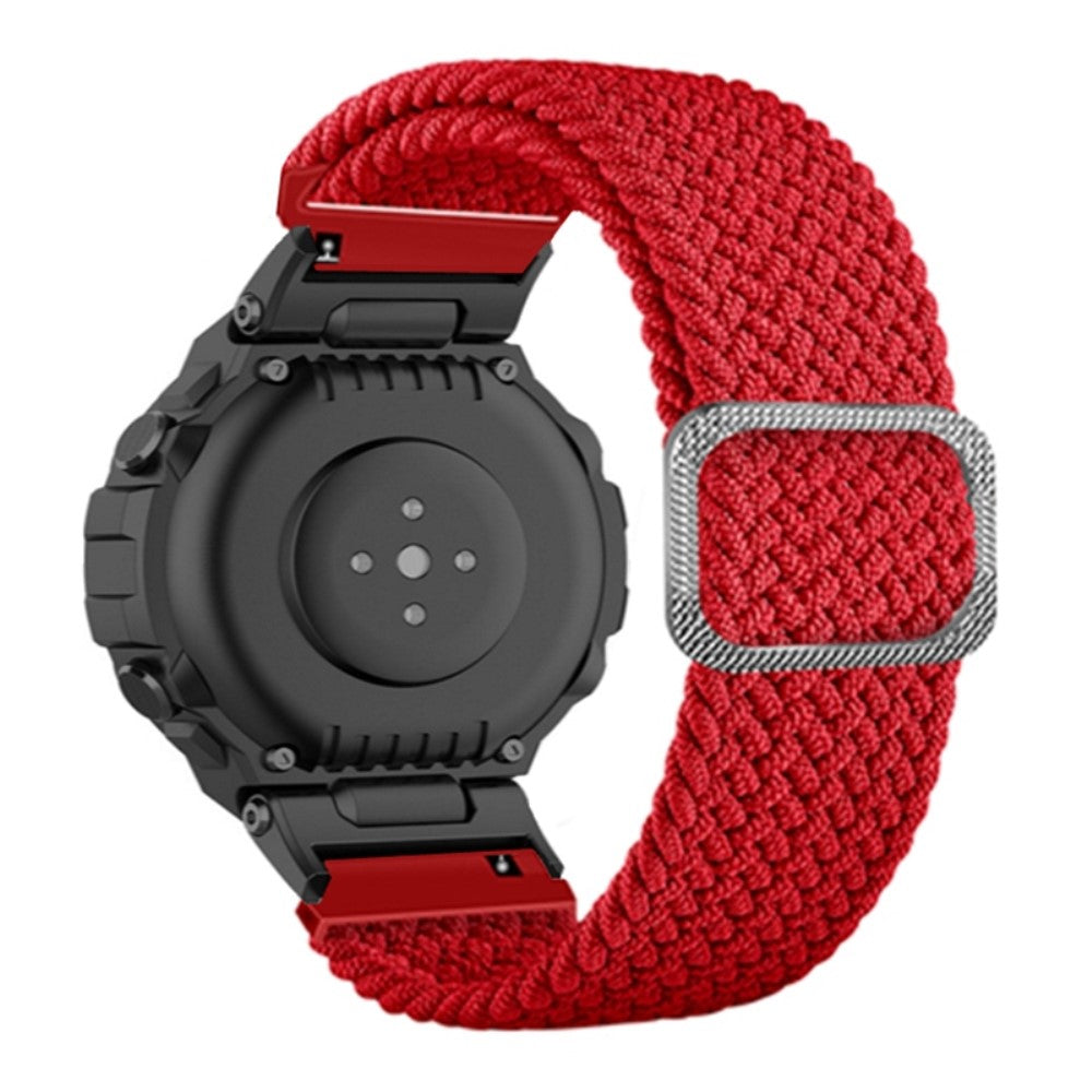 Kønt Amazfit T-Rex Pro / Amazfit Ares Nylon Rem - Rød#serie_10