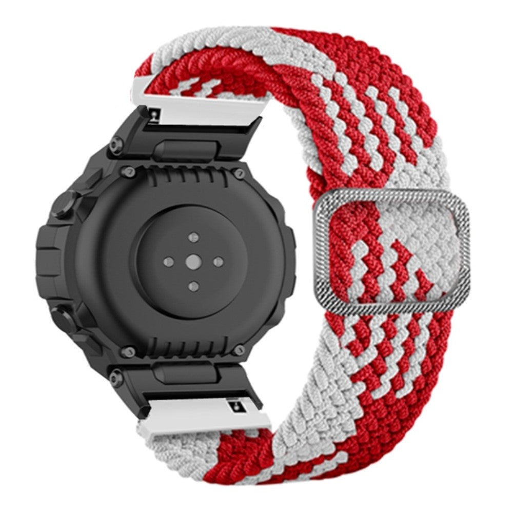 Kønt Amazfit T-Rex Pro / Amazfit Ares Nylon Rem - Rød#serie_9