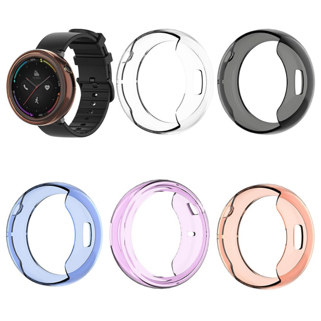 Amazfit Nexo Gennemsigtig Silikone Bumper  - Hvid#serie_1