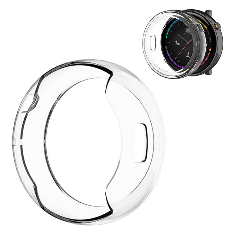 Amazfit Nexo Gennemsigtig Silikone Bumper  - Hvid#serie_1