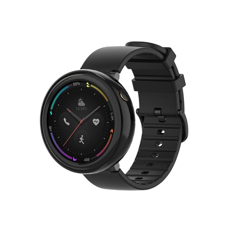 Amazfit Nexo Gennemsigtig Silikone Bumper  - Sort#serie_2