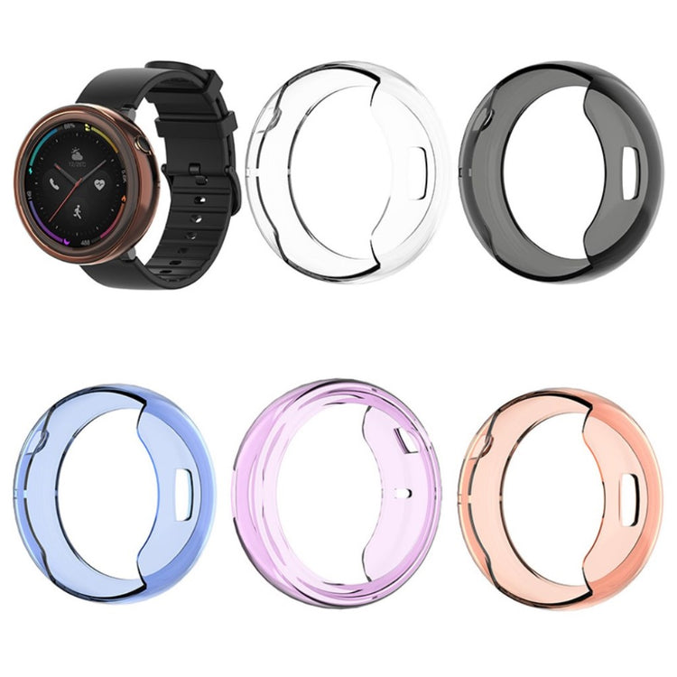 Amazfit Nexo Gennemsigtig Silikone Bumper  - Sort#serie_2