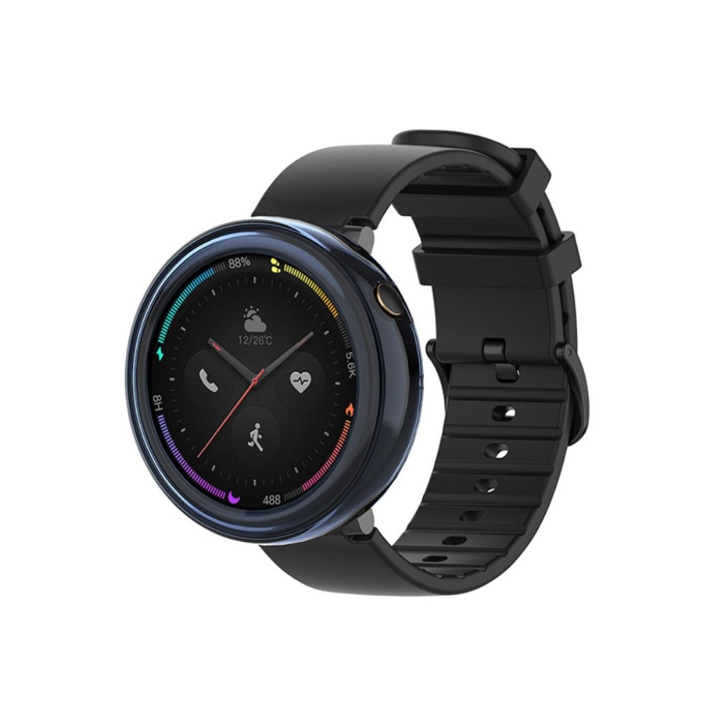 Amazfit Nexo Gennemsigtig Silikone Bumper  - Blå#serie_4