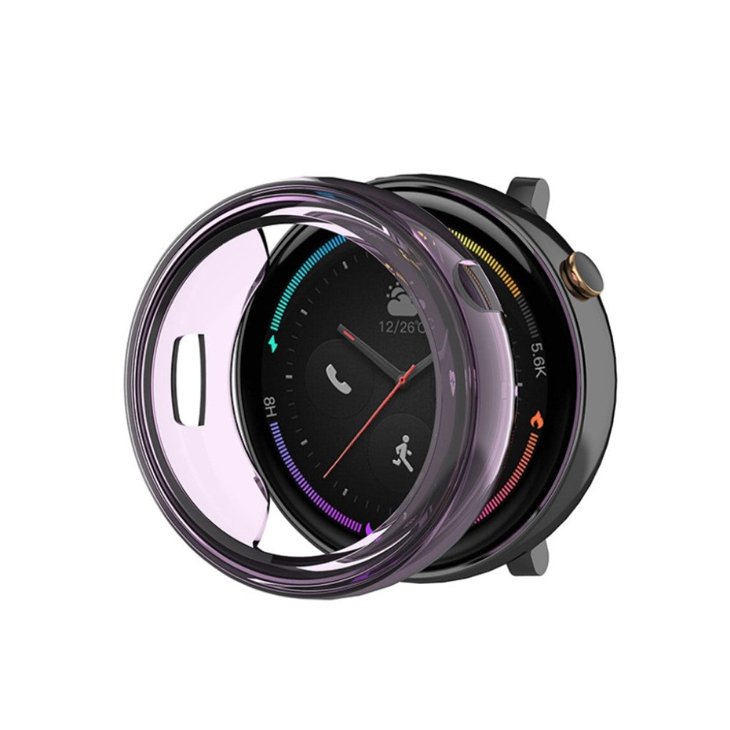 Amazfit Nexo Gennemsigtig Silikone Bumper  - Lilla#serie_5