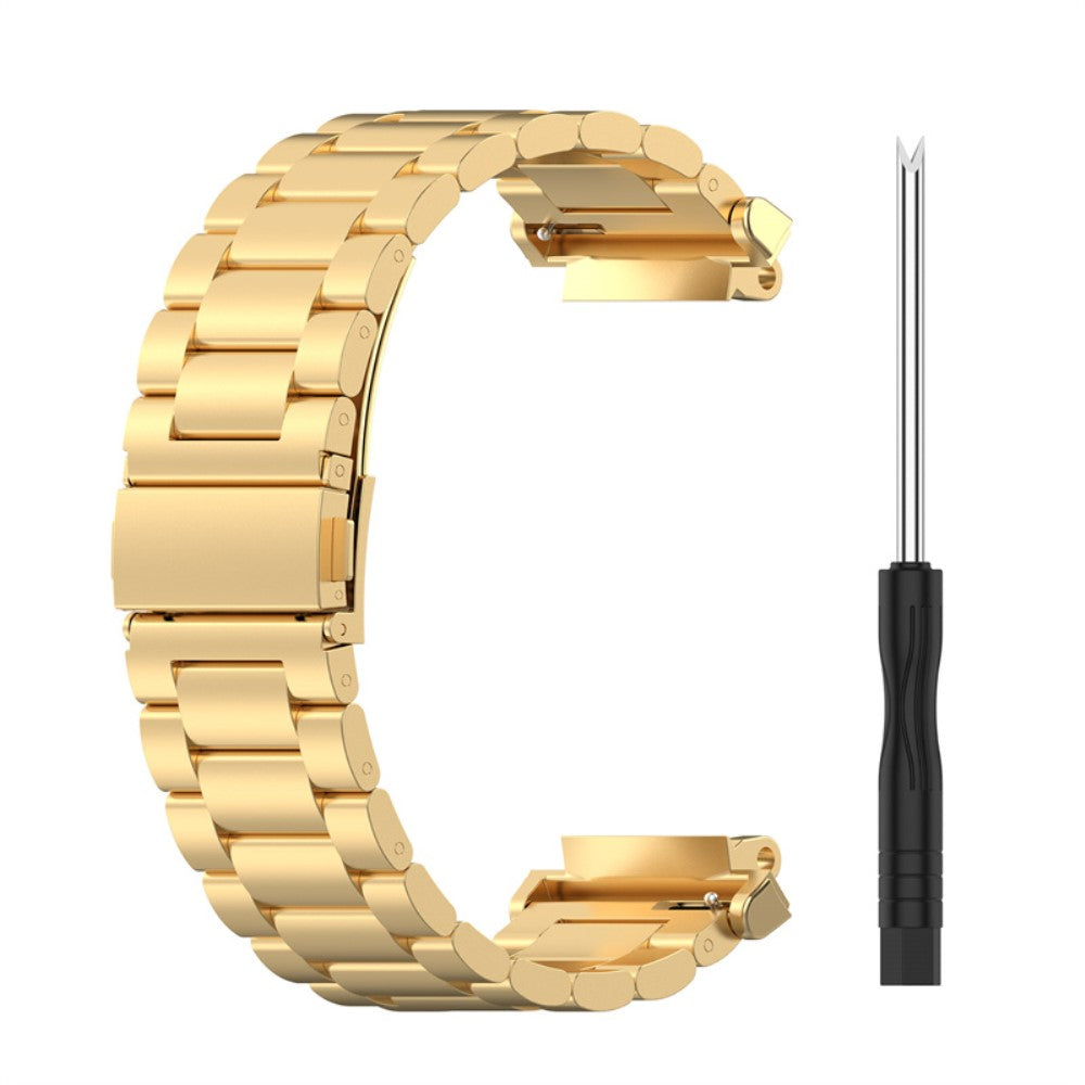 Rigtigt holdbart Amazfit T-Rex 2 Metal Urrem - Guld#serie_2
