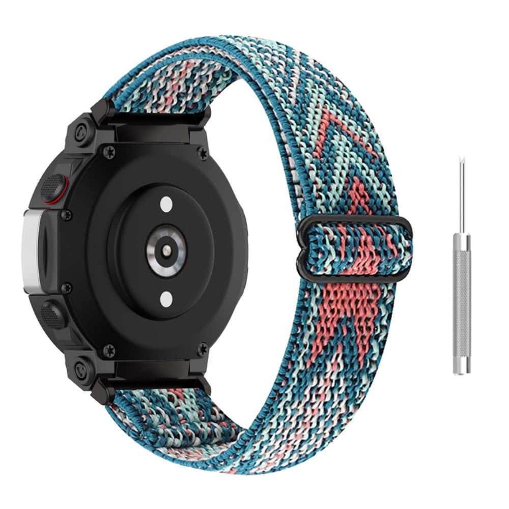 Rigtigt flot Amazfit T-Rex 2 Nylon Rem - Blå#serie_4