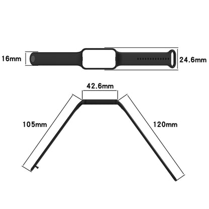 Vildt rart Amazfit Band 7 Plastik Rem - Hvid#serie_3