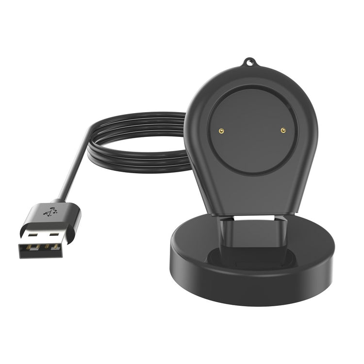 Plastik Amazfit GTR 4 USB Ladestation - Sort#serie_4