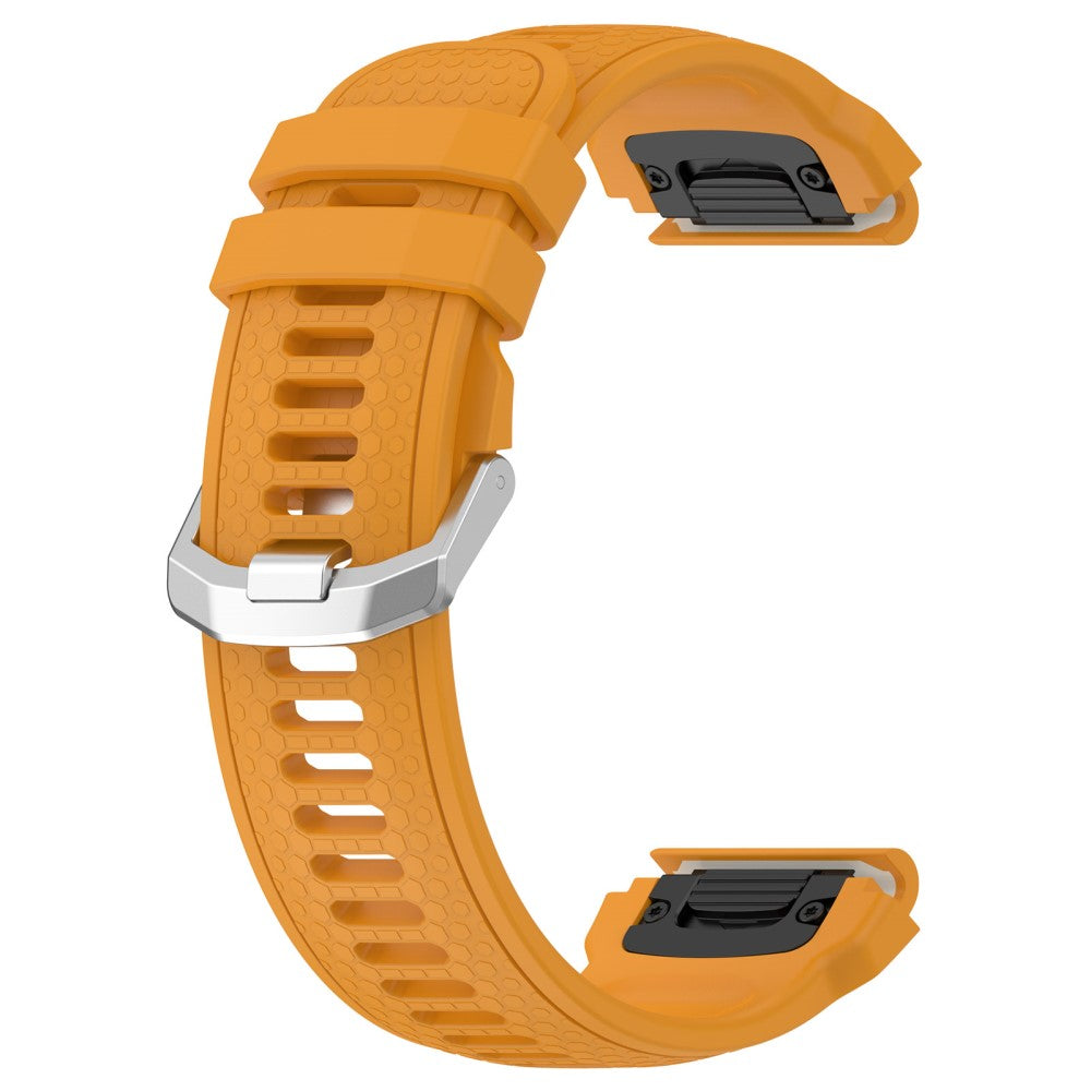 Helt Vildt Godt Silikone Universal Rem passer til Smartwatch - Gul#serie_6