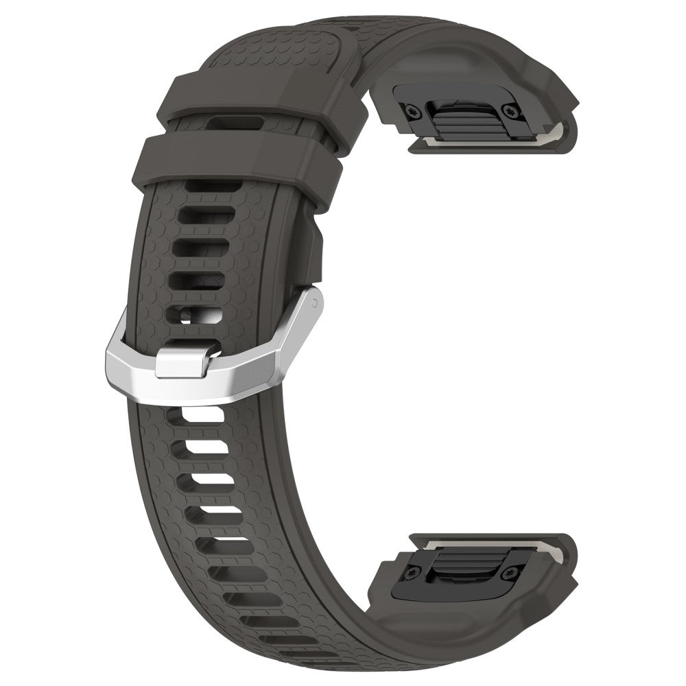 Helt Vildt Godt Silikone Universal Rem passer til Smartwatch - Sølv#serie_7