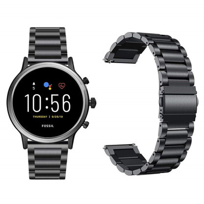  Fossil Gen 5 Carlyle HR / Fossil Gen 5 Julianna HR Metal Rem - Sort#serie_9