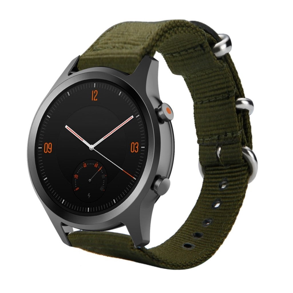 Mega cool Universal Ticwatch Nylon Rem - Grøn#serie_5