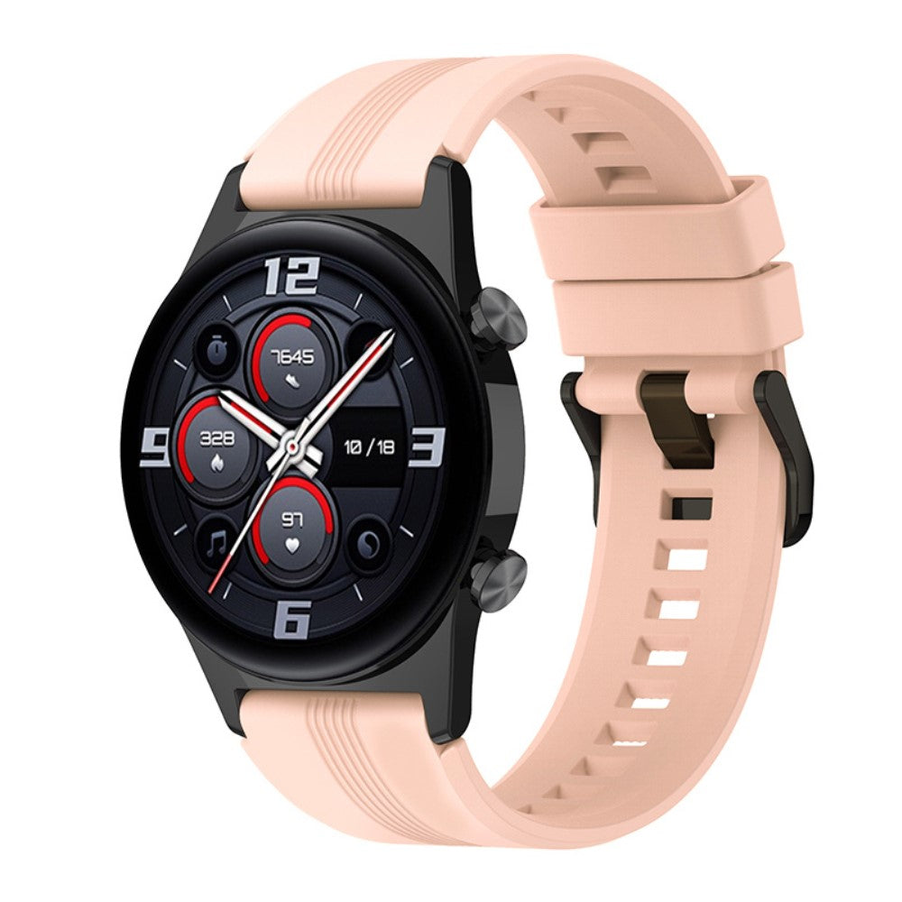Super kønt Honor Watch GS 3 Silikone Rem - Pink#serie_9